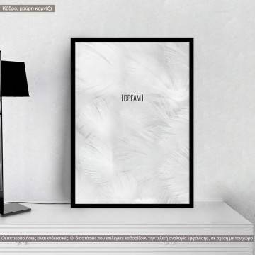 Dream, κάδρο, μαύρη κορνίζα