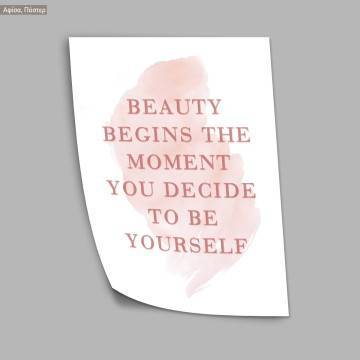 Beauty begins the moment, poster 2