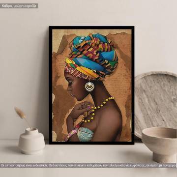 Woman of color, poster