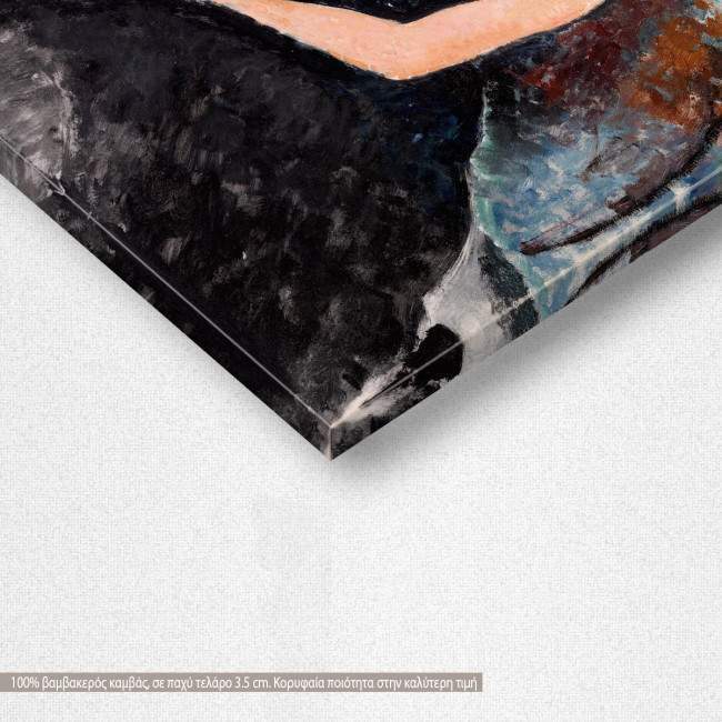 Canvas print Redheaded girl in evening dress, Amedeo Modigliani