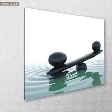 Canvas print Unequal balance Framed canvas View 1 2