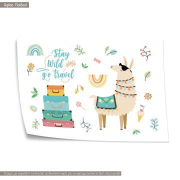 Stay wild, go travel, poster 2