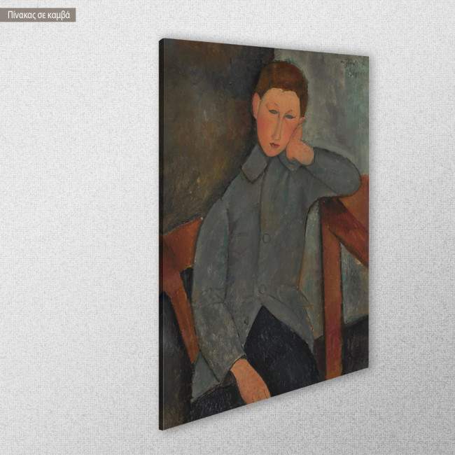 Canvas print The boy, Amedeo Modigliani
