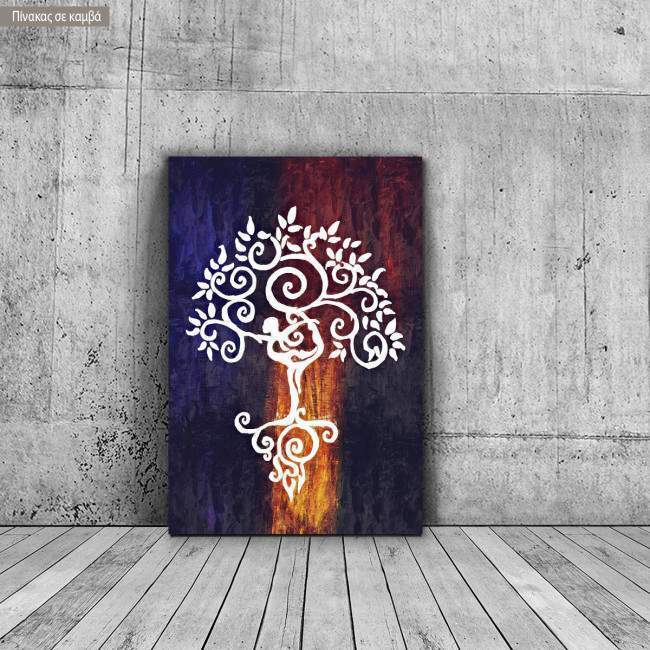 Canvas print Yoga mandala