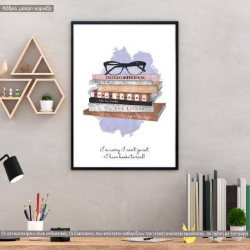 I'm a bookaholic, poster