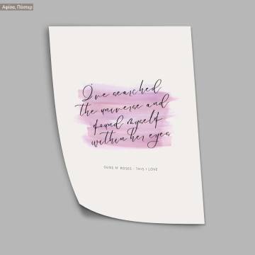 This I love, poster 2