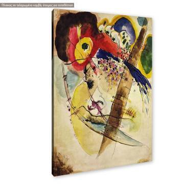 Πίνακας ζωγραφικής The bird Kandinsky W. Καμβάς τελαρωμένος Όψη 1 2
