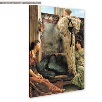 Canvas print Who is it Lawrence Alma Tadema Framed canvas View 1 2