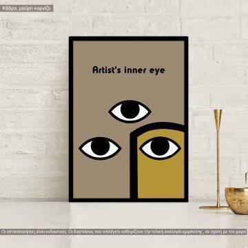 Artist's inner eye, poster