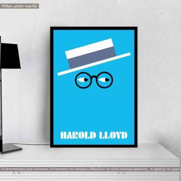 Harold Lloyd, κάδρο, μαύρη κορνίζα
