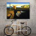 Canvas print The persistence of pizza, (based on the Persistence of Memory by Dali S)