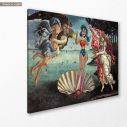 Πίνακας ζωγραφικής Birth of a wonderwoman (based on The birth of Venus by S. Botticelli), πίνακας σε καμβά, κοντινό