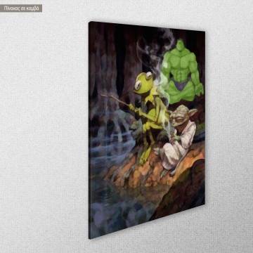 Canvas print It's cool been green reproduction View 1 2