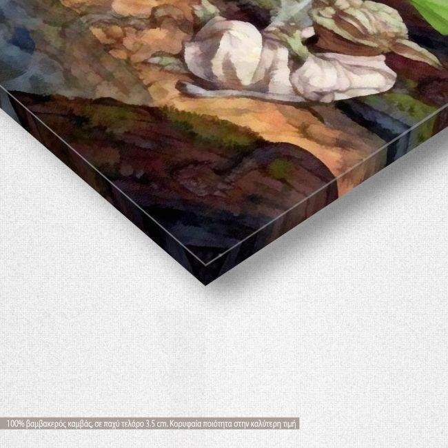 Canvas print It's cool been green, reproduction