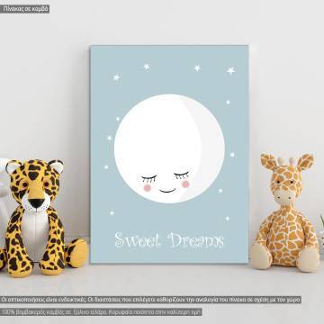 Kids canvas print Sleepy Sun, Sweet Dreams 2