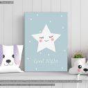 Kids canvas print Sleepy star, Good Night