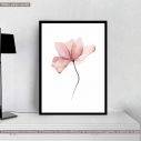 Watercolor flower, poster