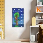 Wall stickers height measure clibing the tree