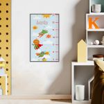 Wall stickers height measureanimals super heroes