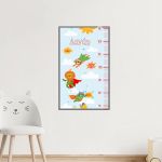 Wall stickers height measureanimals super heroes