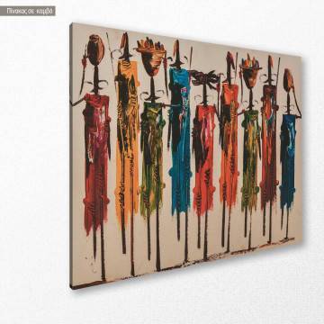 Canvas print Contemporary  forms Framed canvas View 1 2