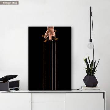 Πίνακας σε καμβά The puppet master