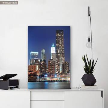 Canvas printNew York city urban skyscraper