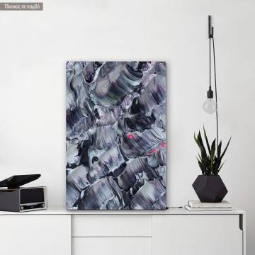 Canvas print Impasto abstract I vertical