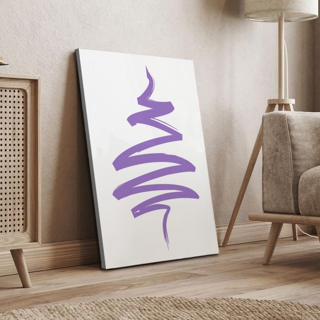 Canvas print Tree abstract multicolor Framed canvas View 4