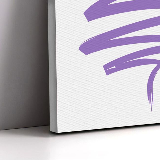 Πίνακας σε καμβά Tree abstract multicolor Καμβάς τελαρωμένος Όψη 5