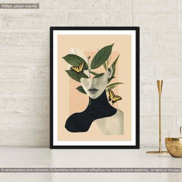 Surrealistic figure, poster