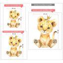 Kids wall stickers little lion king