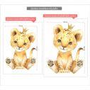 Kids wall stickers little lion king