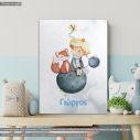 Canvas print Little Prince on star