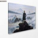 Canvas print Wanderer above the sea of fog (detail), Caspar D. F.