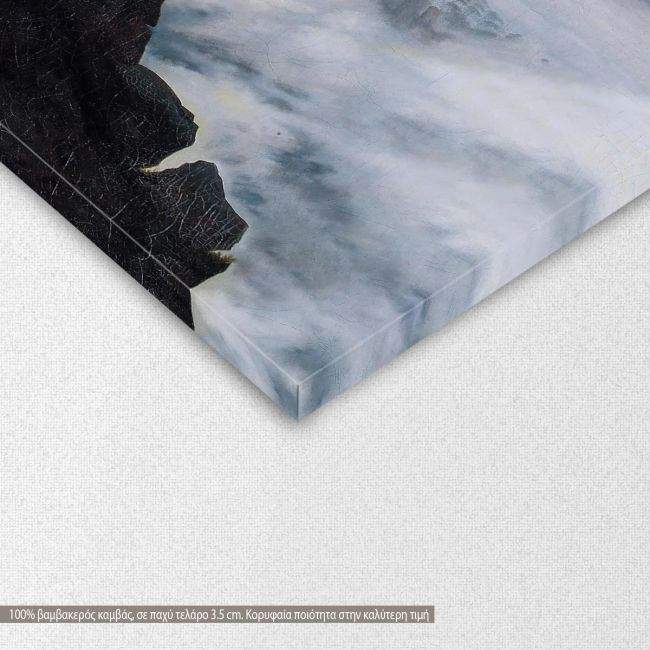 Πίνακας ζωγραφικής Wanderer above the sea of fog (detail), Caspar D. F, αντίγραφο σε καμβά, λεπτομέρεια