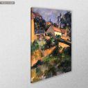 Canvas print Turning road at Montgeroult, Cezanne P.