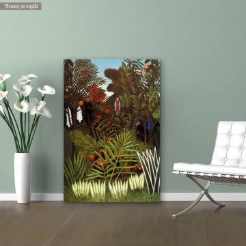Πίνακας ζωγραφικής Exotic landscape, Rousseau H, αντίγραφο σε καμβά