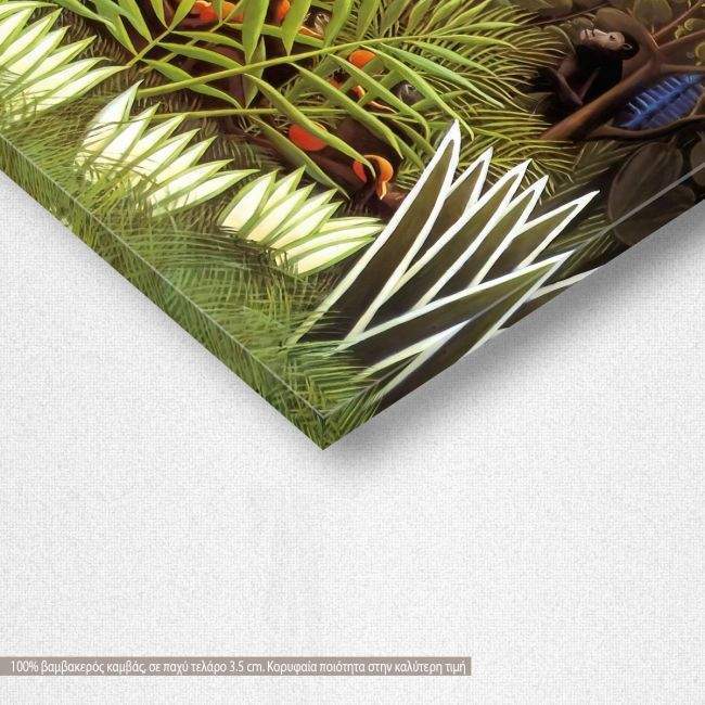 Canvas print Exotic landscape, Rousseau H.