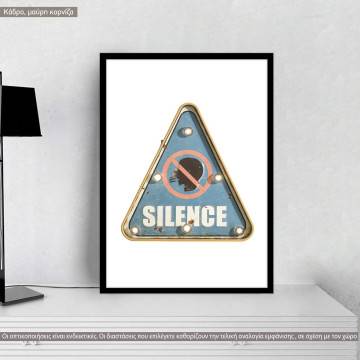 Silence, poster