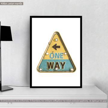 One way, poster