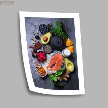 Healthy diet foods, poster 2