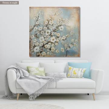 Canvas print Beautiful morning in autumn forest