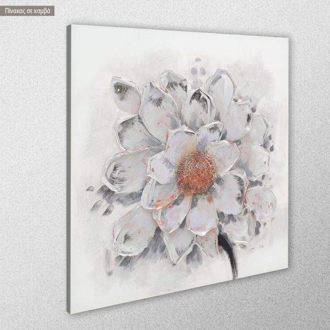 Canvas print A white flower