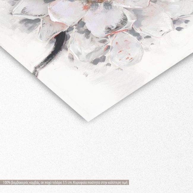 Canvas print A white flower