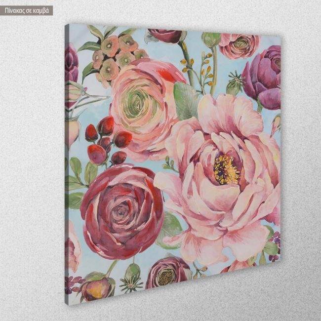 Canvas print Multicolored flowers