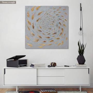 Canvas print Fish swirl