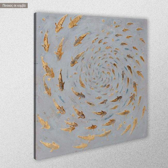Canvas print Fish swirl