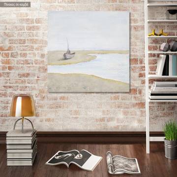 Canvas print A lone boat