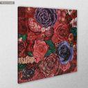 Canvas print Roses in red